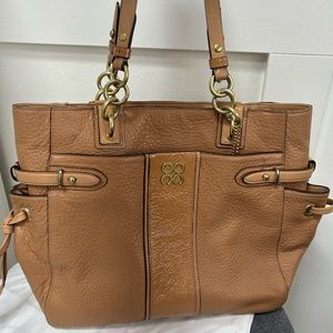 Tan Leather Coach Bag